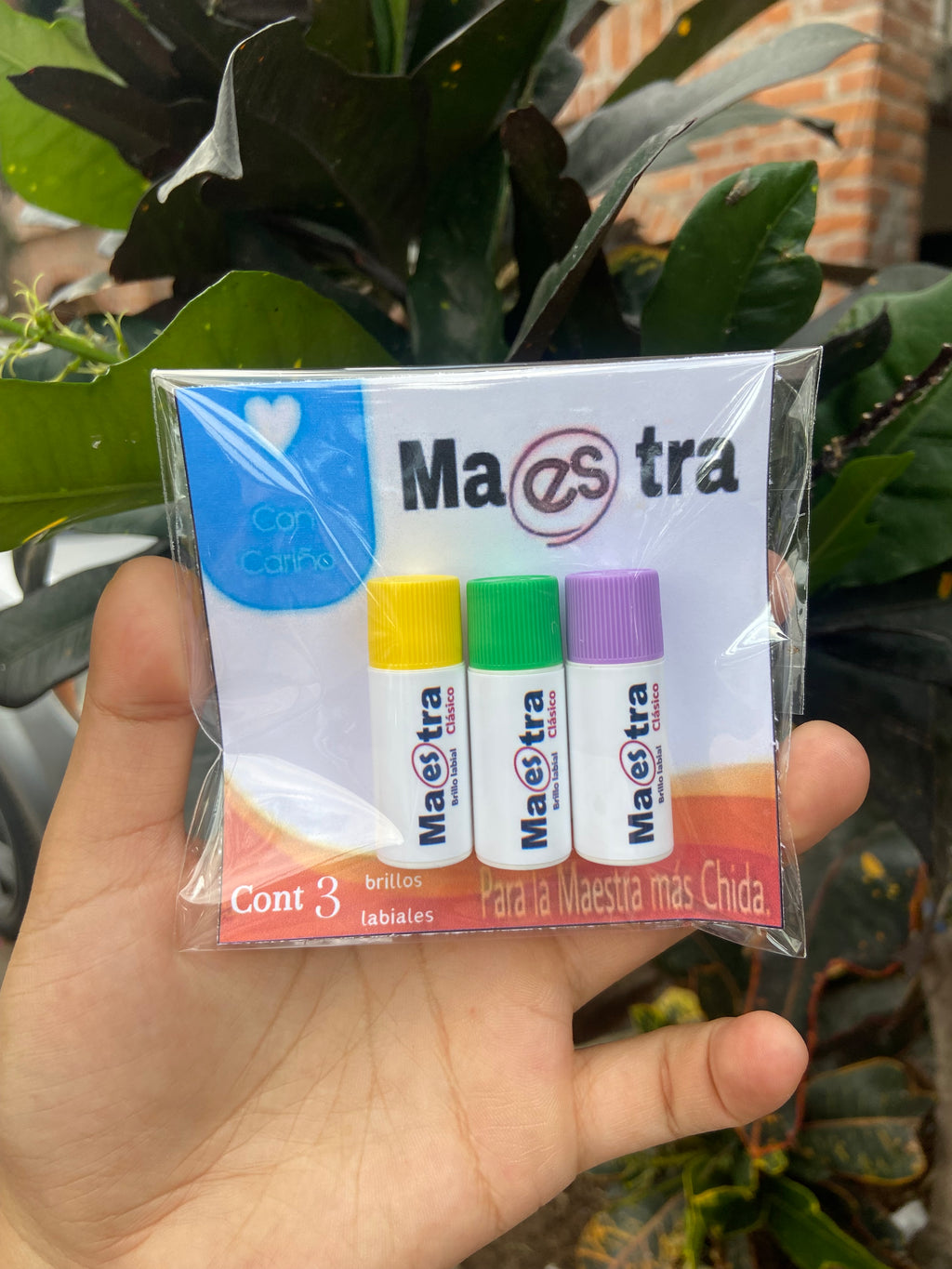 Bálsamos labiales en forma de útiles escolares