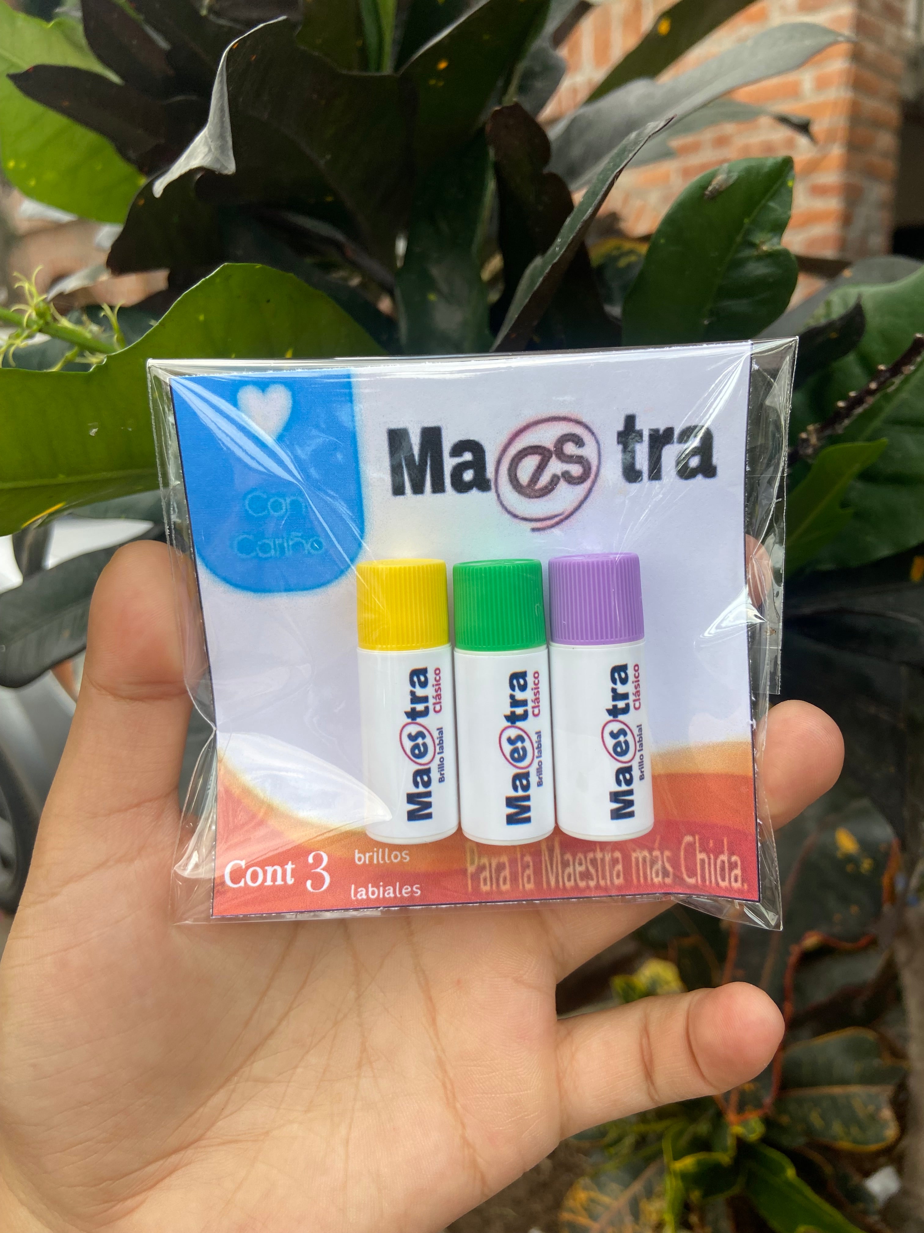 Bálsamos labiales en forma de útiles escolares