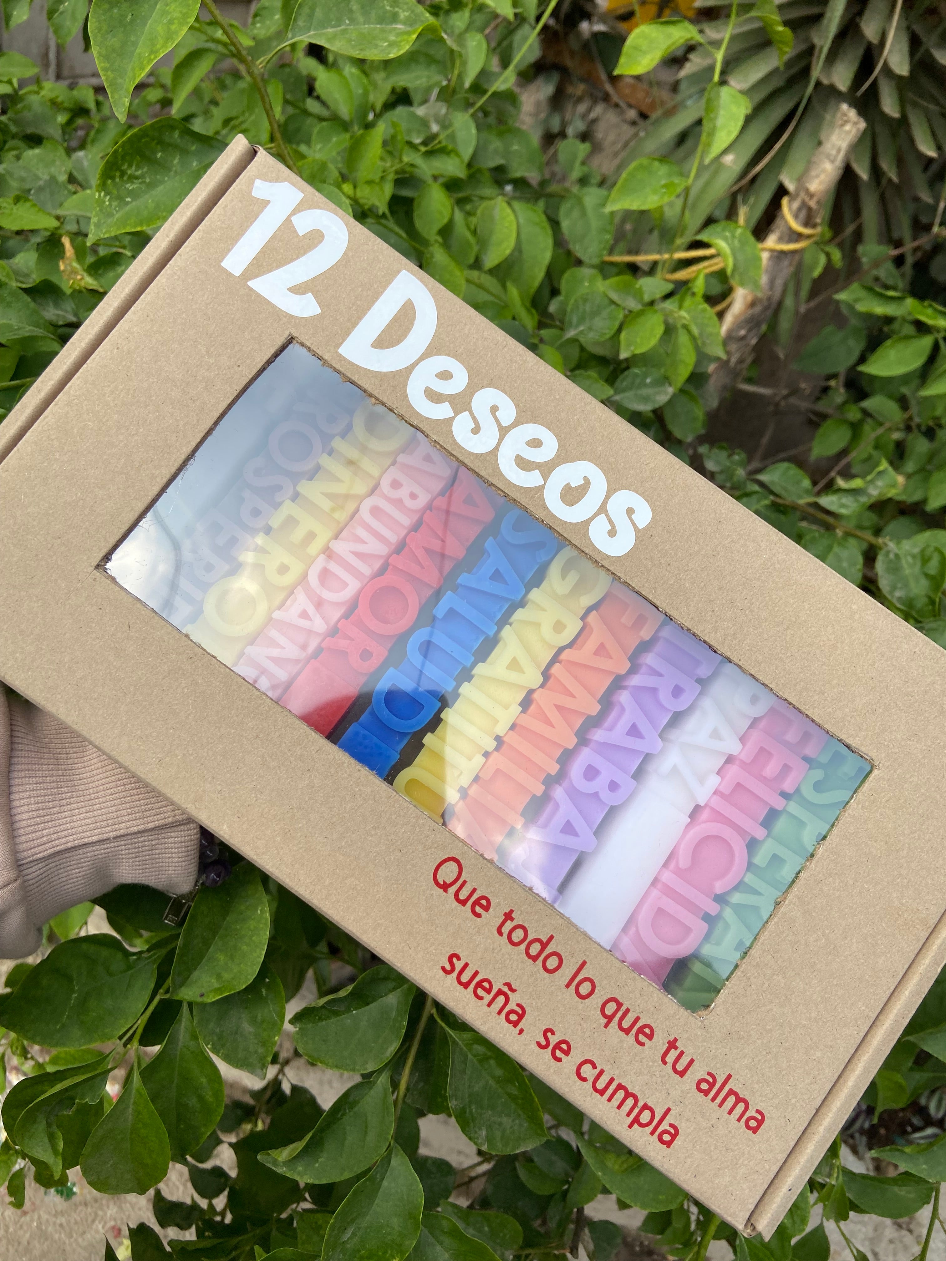 Set de 12 Velas de los Deseos – Ritual de Manifestación