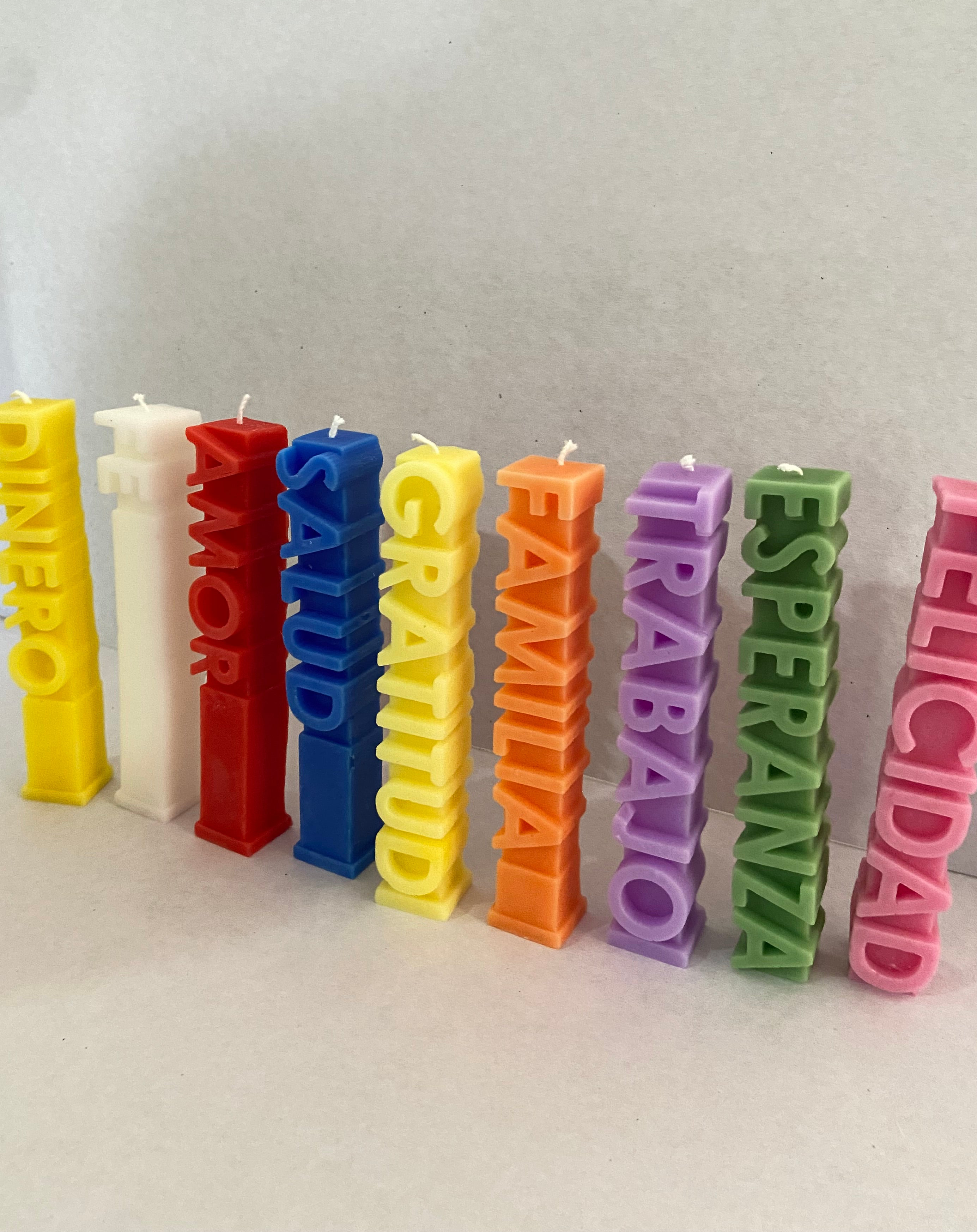 Set de 12 Velas de los Deseos – Ritual de Manifestación