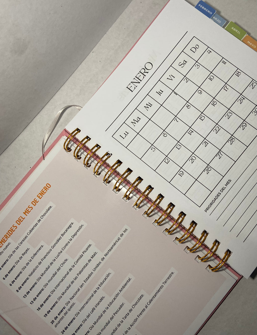 Agenda 2026 Personalizada- piel sintética
