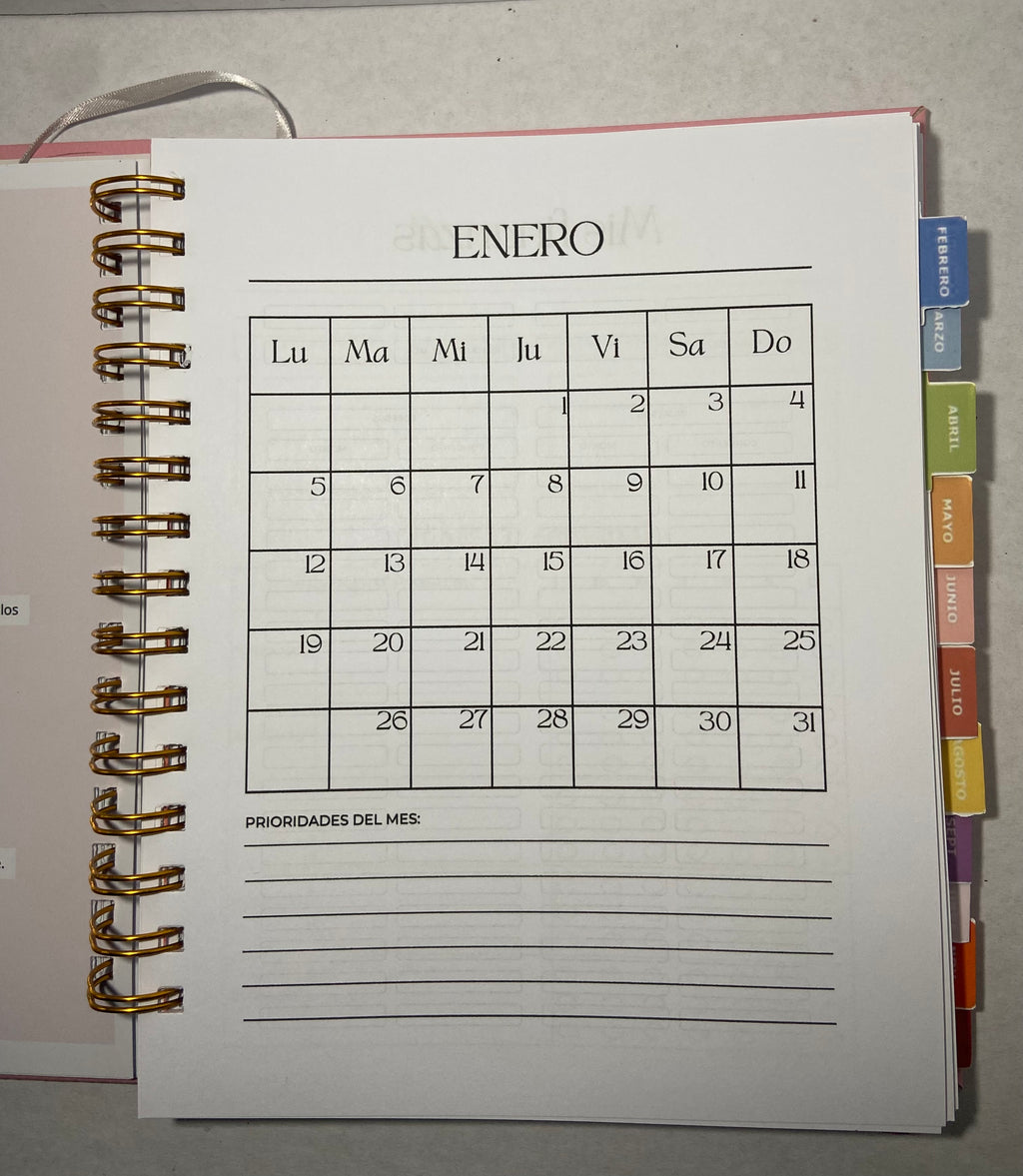 Agenda 2026 Personalizada- piel sintética
