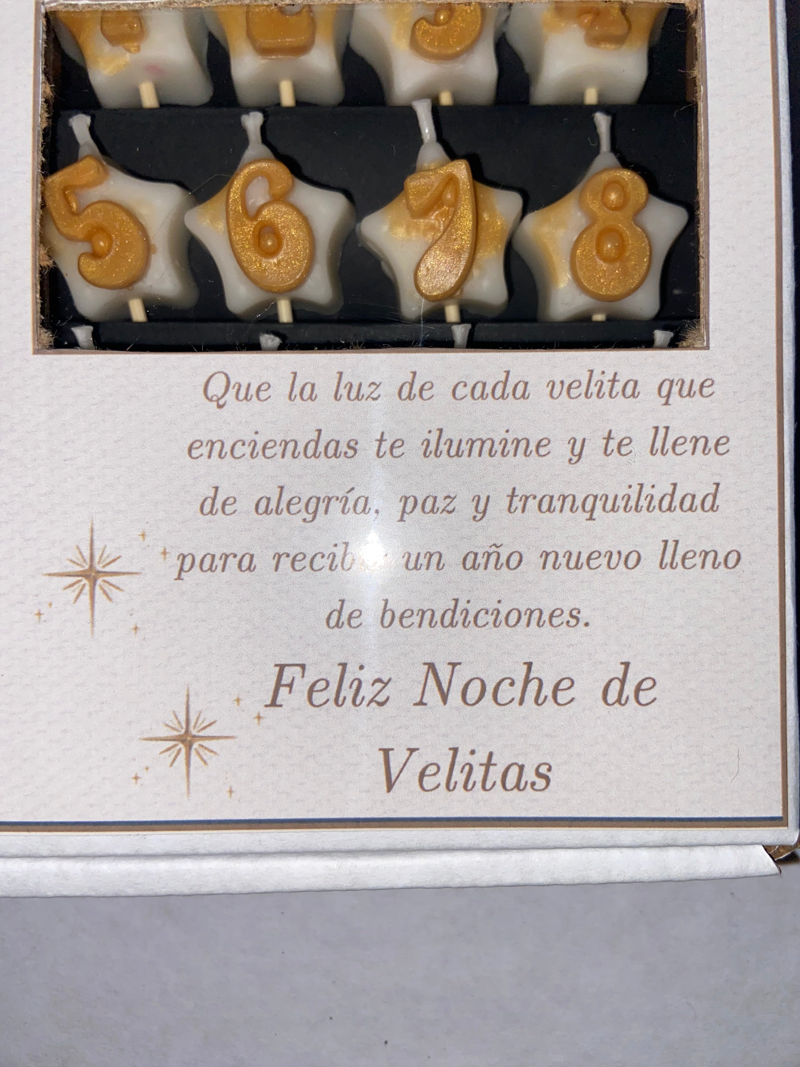 Velas de los 12 deseos- Mi caja de deseos