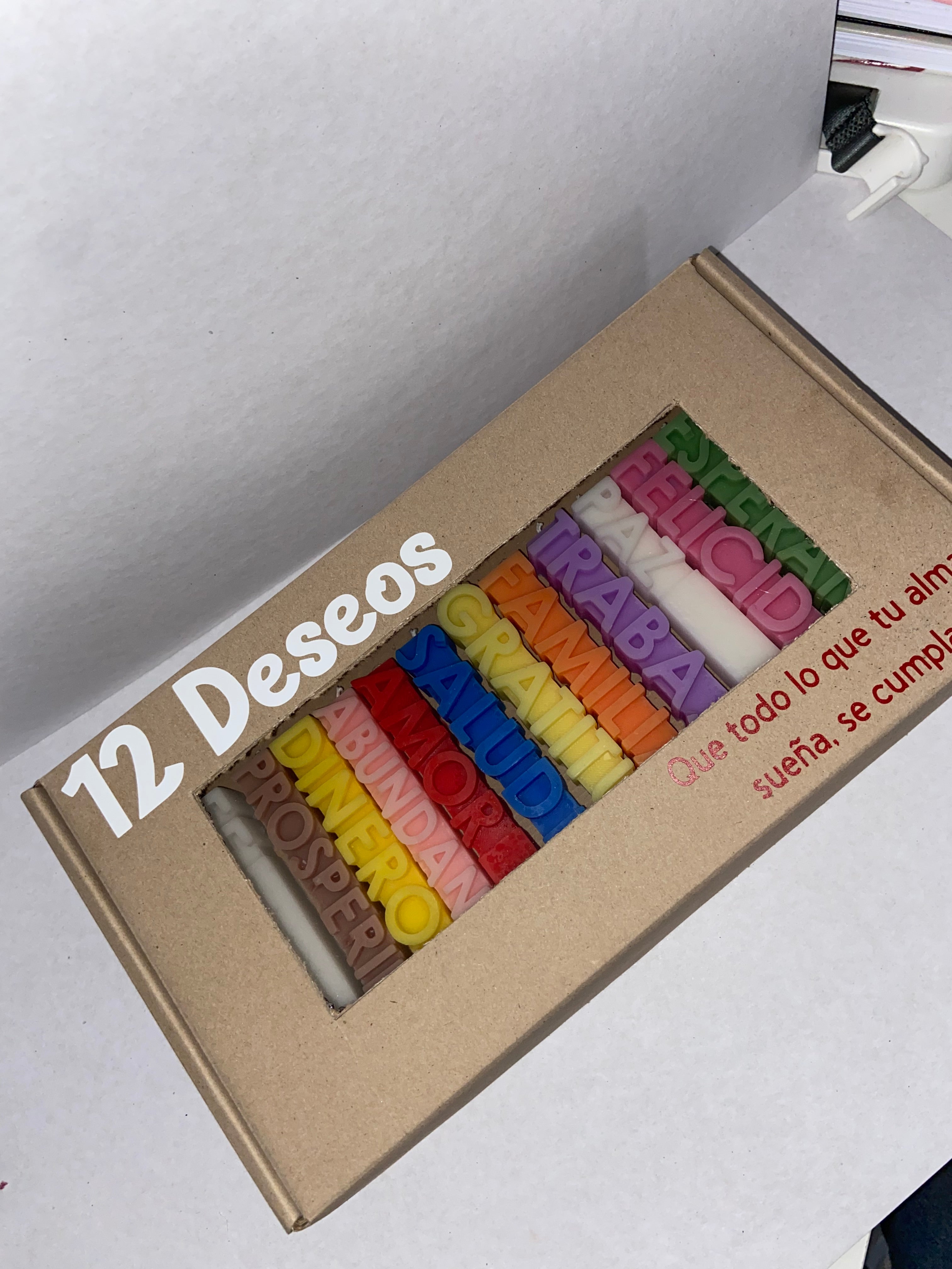 Set de 12 Velas de los Deseos – Ritual de Manifestación