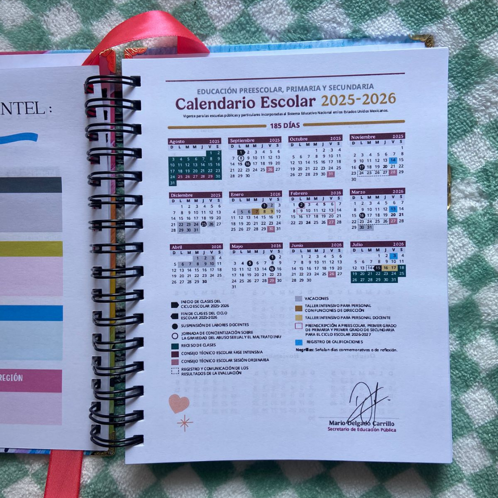 Agenda para Docente Preescolar (Edición Frida Kahlo)
