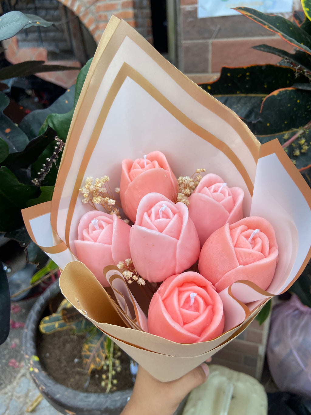 Ramo de tulipanes (velas)
