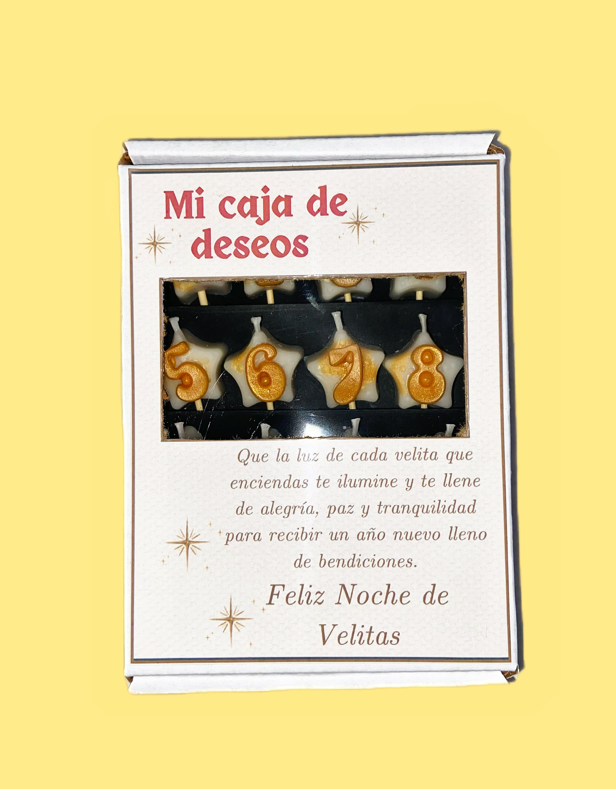 Velas de los 12 deseos- Mi caja de deseos